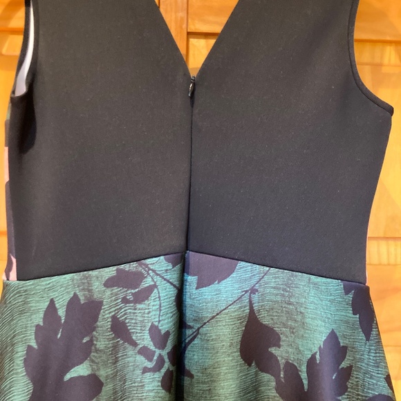 Clover Canyon Neoprene Peplum Sleeveless Dress Size Large Made in USA - Picture 12 of 14